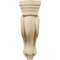 Ekena Millwork 3 7/8"W x 8"D x 13"H Los Angeles Hollow Back Corbel, Rubberwood COR03X08X13HARW - alternate 3